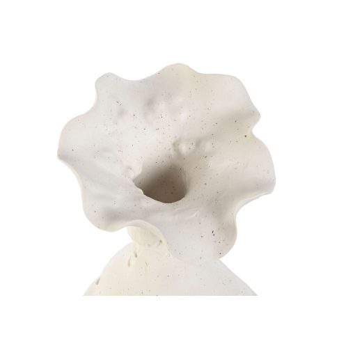 Vaso Branco Cerâmica Estilo artesanal 13 x 13 x 24 cm - Image 2