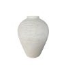 Vaso Branco Terracota 40 x 50 x 40 cm