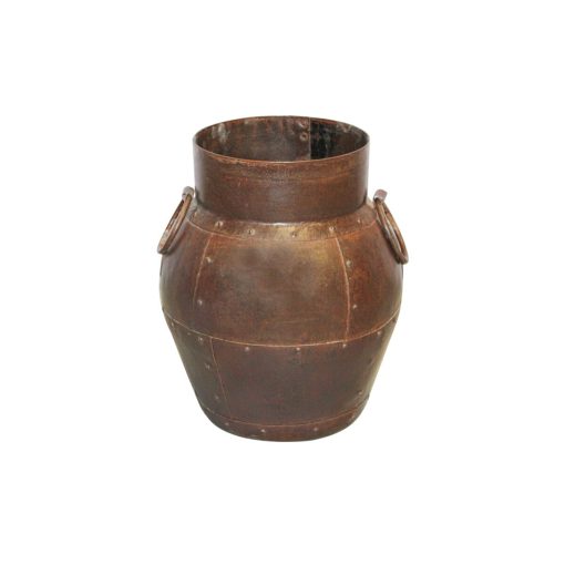 Vaso Castanho Metal 40 x 50 x 40 cm