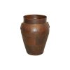 Vaso Castanho Metal 45 x 57 x 45 cm