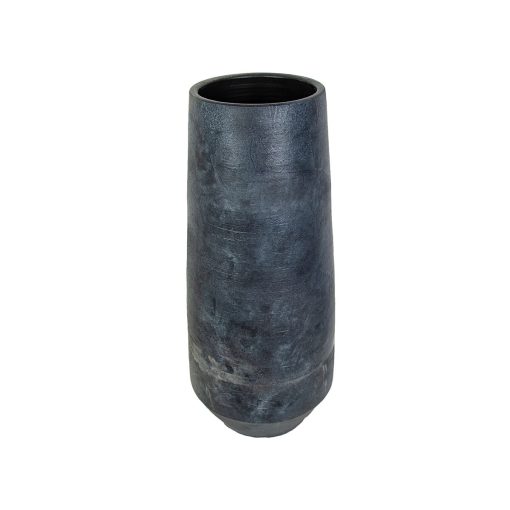 Vaso Cinzento Cerâmica 22 x 60 x 22 cm