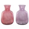 Vaso Cor de Rosa Lilás Cristal 19 x 19 x 36 cm (2 Unidades)