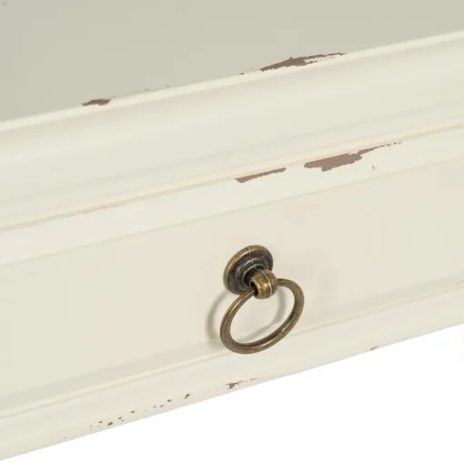 Consola Branco Escovado Madeira 100 X 45 X 76 Cm - Image 7