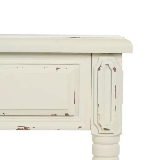 Consola Branco Escovado Madeira 100 X 45 X 76 Cm - Image 5