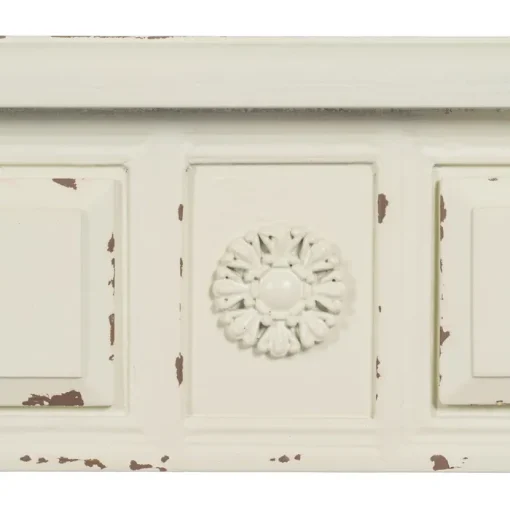 Consola Branco Escovado Madeira 100 X 45 X 76 Cm - Image 8