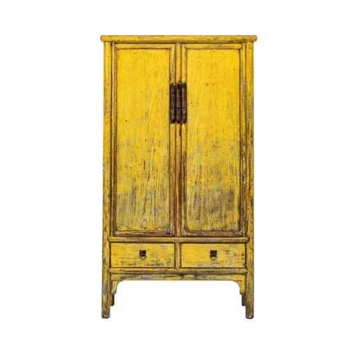 Armário Oriental Amarelo 2 portas 188 x 56 x 103 cm - Image 2