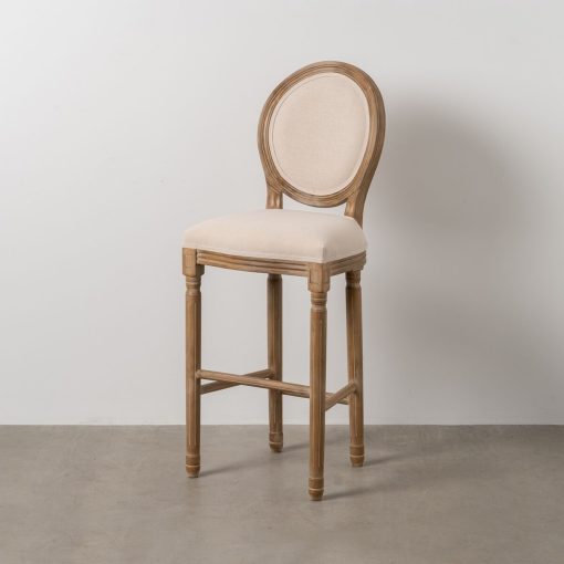 Banqueta Natural Bétula Madeira da borracha 45 x 55 x 116 cm - Image 2