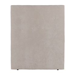 Cabeceira Creme Tecido Quarto 100 X 8 X 125 Cm