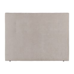 Cabeceira Creme Tecido Quarto 165 X 8 X 125 Cm