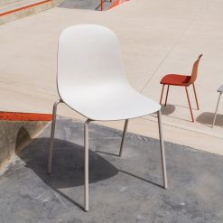 Cadeira Bege Pp-Metal Exterior 50 X 53 X 85 Cm