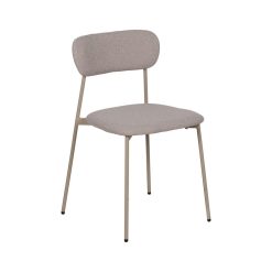 Cadeira Bege Tecido-Metal Contract 49 X 47 X 76 Cm