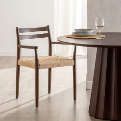 Cadeira Castanho Madeira / Fibra Room 58 X 49 X 78