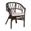 Cadeira Castanho Rattan Room 58 X 59 X 78 Cm