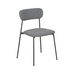 Cadeira Cinza Tecido-Metal Contract 49 X 47 X 76 Cm