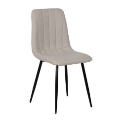 Cadeira Creme Tecido-Metal Room 44 X 51 X 88 Cm