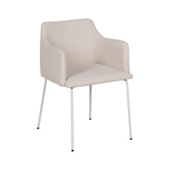 Cadeira Creme Tecido-Metal Room 51 X 55 X 77 Cm