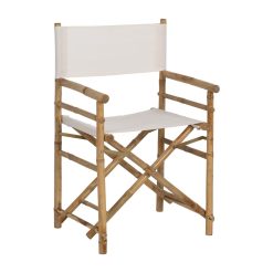 Cadeira Diretor Natural Bambu 58 X 46 X 90 Cm