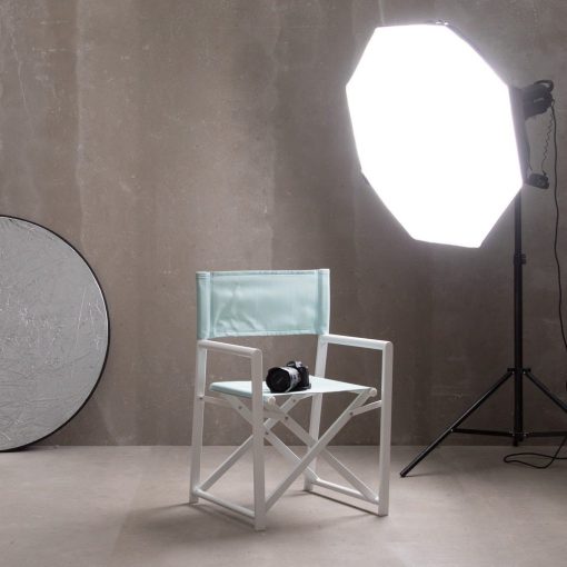 Cadeira Diretor Verde-Branco 56 X 53 X 84 Cm