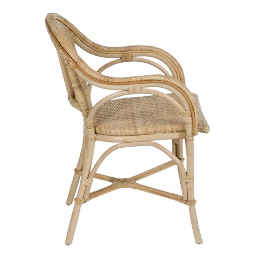 Cadeira de Sala de Jantar Natural Rotim 55 X 60 X 84 CM - Image 3