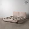 Cama Bege Tecido Quarto 192 X 214 X 95 Cm