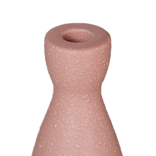 Castiçais Cor de Rosa Cerâmica 9,5 x 9,5 x 20 cm - Image 4