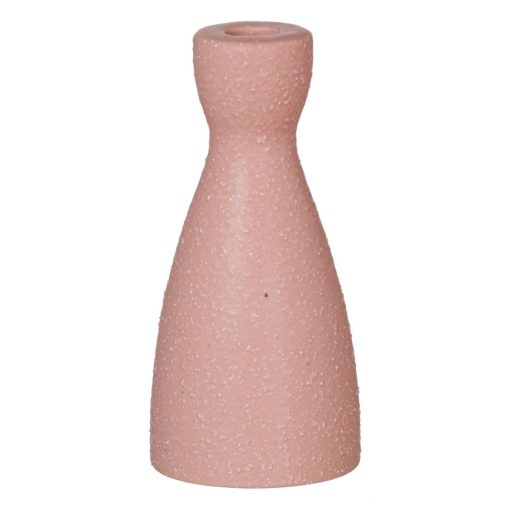 Castiçais Cor de Rosa Cerâmica 9