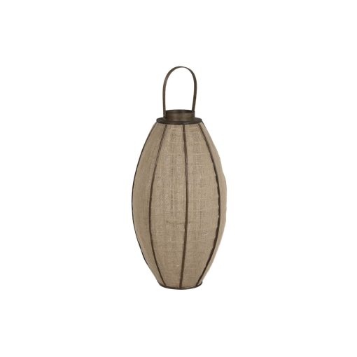 Castiçais Natural Juta Bambu 37 x 37 x 70 cm