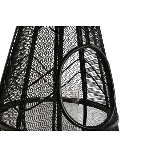 Castiçais Preto Metal 28 x 28 x 50 cm - Image 3