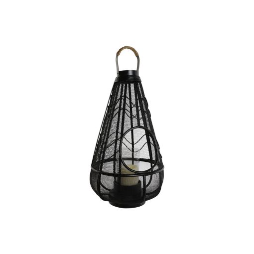 Castiçais Preto Metal 28 x 28 x 50 cm - Image 6