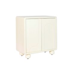 Cómoda Branco Madeira MDF Moderno 80 x 37 x 85 cm 80 x 37 x 86 cm