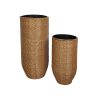 Conjunto de vasos Natural vime (2 Peças)