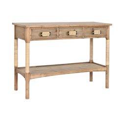 Console Marrom claro Corda Abeto 110 x 40 x 79