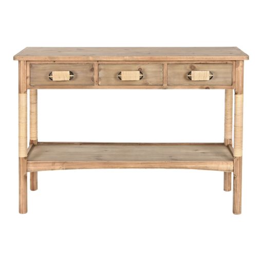 Console Marrom claro Corda Abeto 110 x 40 x 79,5 cm - Image 6