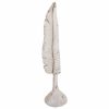 Figura Decorativa Branco Magnésio Folha 38 x 180 x 38 cm