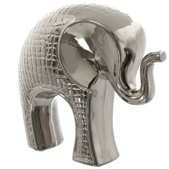 Figura Decorativa Cerâmica Elefante