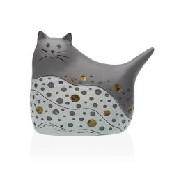 Figura Decorativa Cinzento Gato