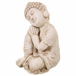 Figura Decorativa Cinzento Poliresina Buda 25 x 34 x 25 cm