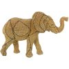 Figura Decorativa Dourado Plástico Elefante 11 x 27 x 19 cm