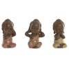 Figura Decorativa Laranja Coral Lima Resina Buda Oriental 5