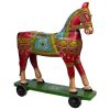 Figura Decorativa Madeira de mangueira Cavalo 36 x 96 x 86 cm