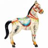 Figura Decorativa Madeira de mangueira Cavalo 9 x 34 x 31 cm