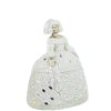 Figura Decorativa Menina Branco Acrílico Plástico Melamina 15 x 11 x 18 cm