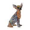 Figura Decorativa Multicolor Plástico Cão 15 x 18 x 27 cm