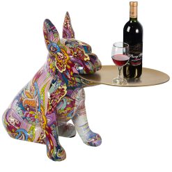 Figura Decorativa Multicolor Plástico Cão 22 x 34 x 29 cm Tabuleiro