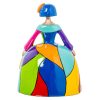 Figura Decorativa Multicolor Plástico Vestido 15 x 13 x 20 cm