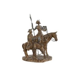 Figura Decorativa Prateado Natural Resina 20