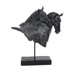 Figura Decorativa Resina Cavalos 41