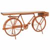 Hall de Entrada Bike Cobre Madeira Ferro 50 x 94 x 198 cm