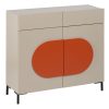 Hall de Entrada NECTO Laranja Taupe 90 x 32 x 85