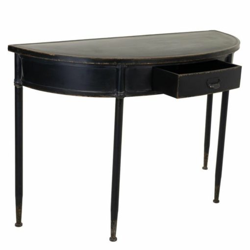 Hall de Entrada Preto Metal 44 x 80 x 120 cm - Image 4